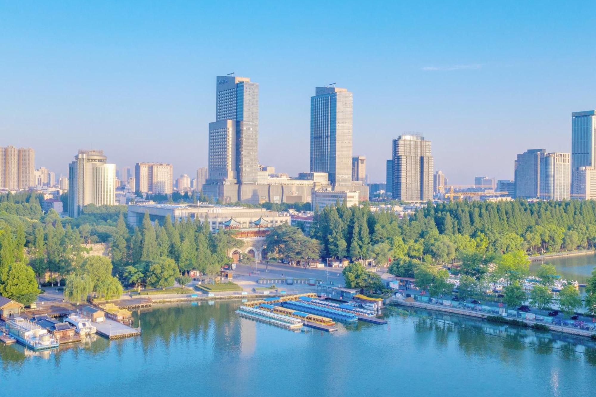 The Westin Nanjing Xuanwu Lake Nanquim Exterior foto